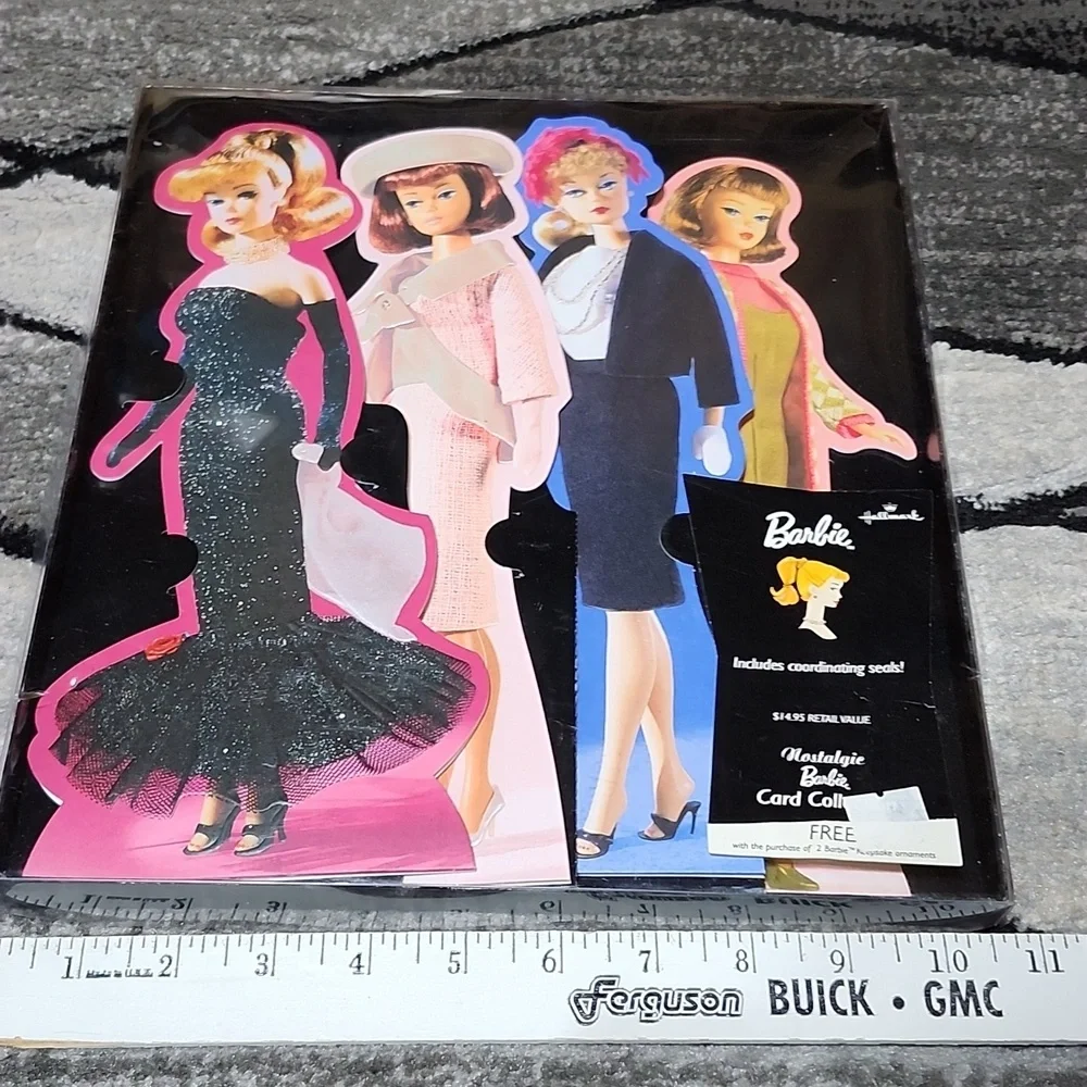 BARBIE NOSTALGIC CARD COLLECTION 2003 BY MATTEL & HALLMARK SET-OF-4